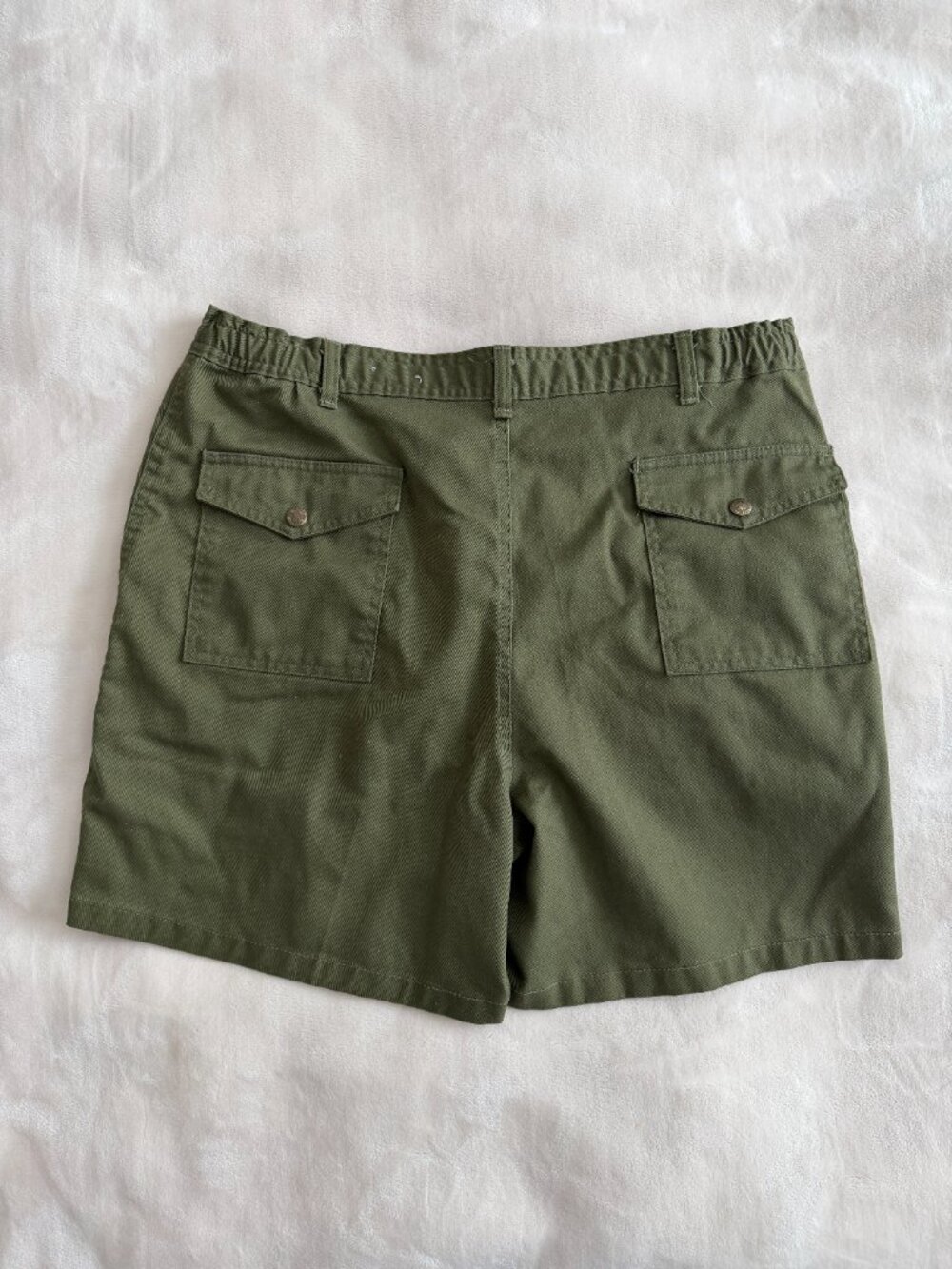 Vintage Boy Scouts of America BSA Shorts Mens 36 Olive Green Utility Uniform - Picture 3 of 7